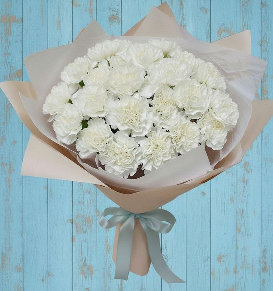 Букет цветов из: Гвоздики в Малиновский