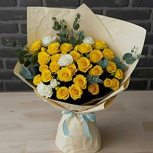 Букет цветов из:  Розы в Малиновский