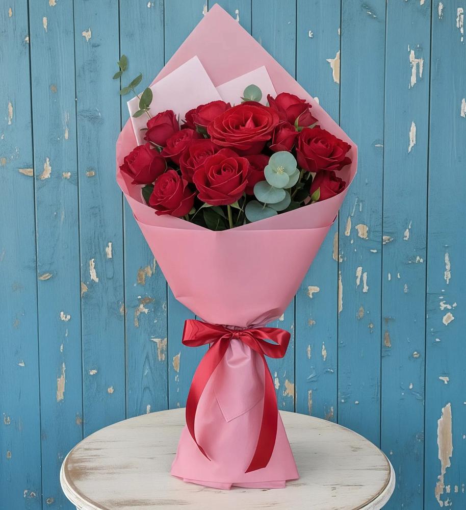 Букет цветов из: Розы в Малиновский