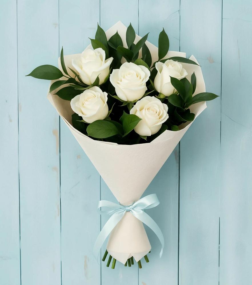 Букет цветов из: Розы в Малиновский