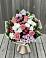 Букет цветов из: Альстромерии, Гвоздики, Розы и Хризантемы в Малиновский