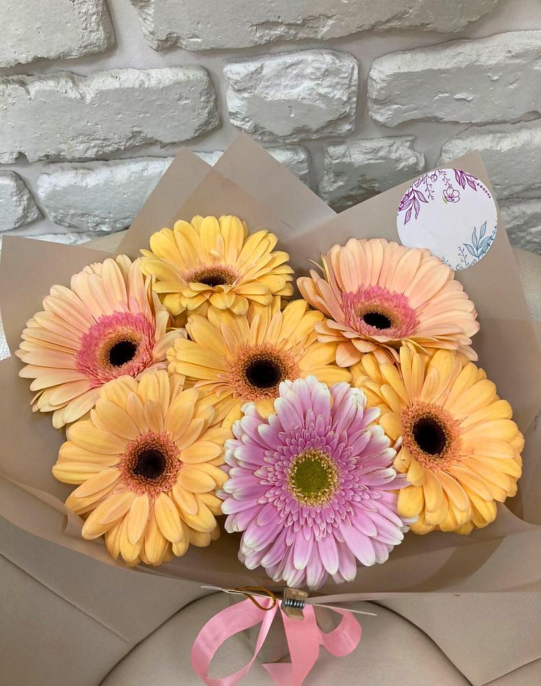 Букет цветов из: Герберы в Малиновский