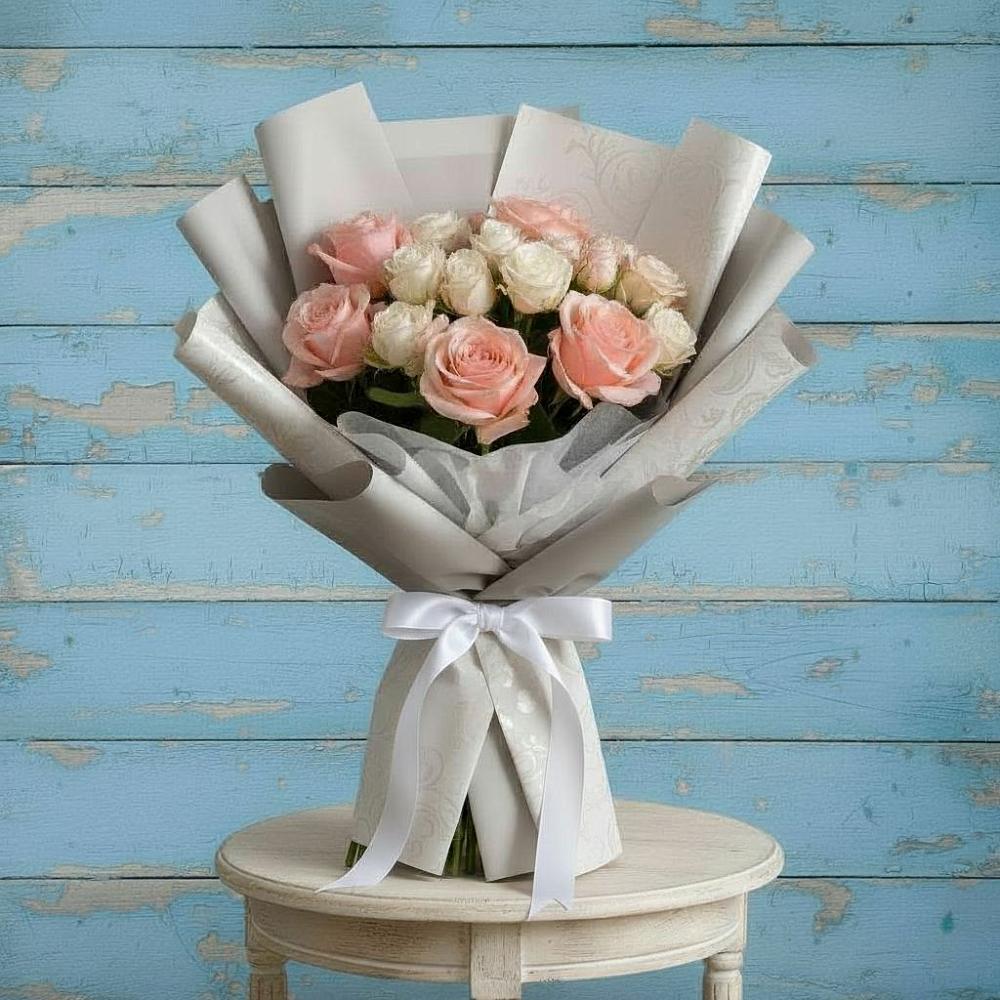 Букет цветов из: Розы в Малиновский