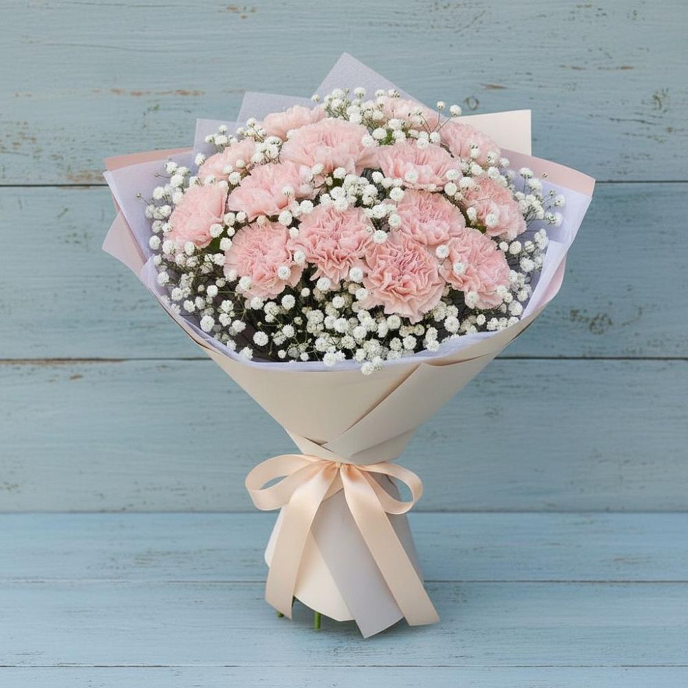 Букет цветов из: Гвоздики в Малиновский