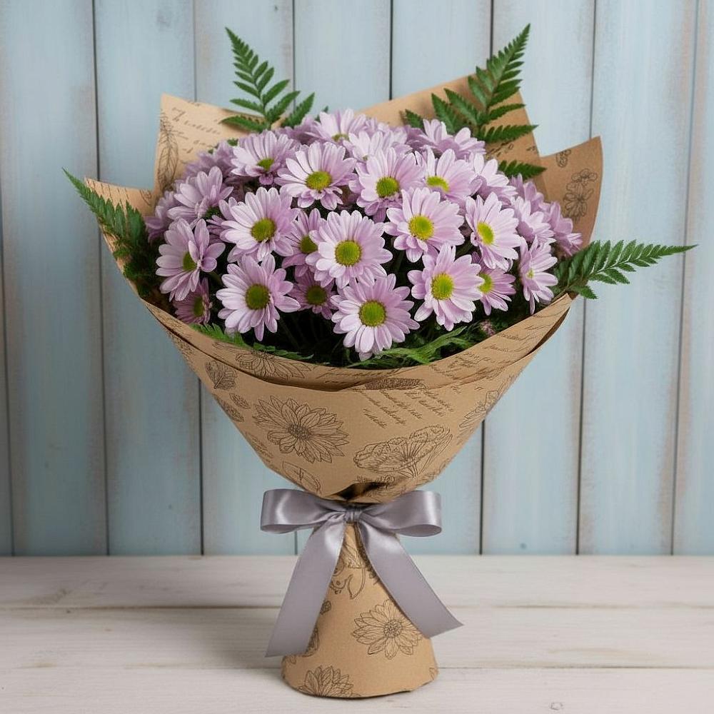 Букет цветов из: Хризантемы в Малиновский