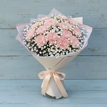 Букет цветов из:  Гвоздики в Малиновский