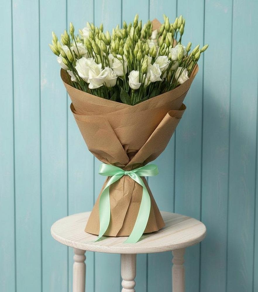 Букет цветов из: Лизиантусы в Малиновский