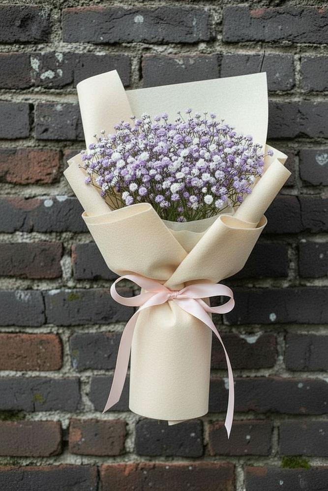 Букет цветов из: Гипсофила в Малиновский