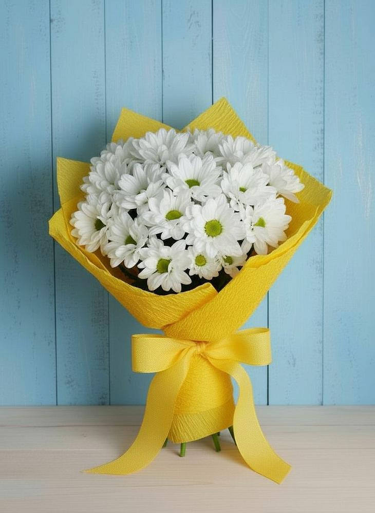 Букет цветов из: Хризантемы в Малиновский