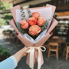 Букет цветов из:  Розы в Малиновский