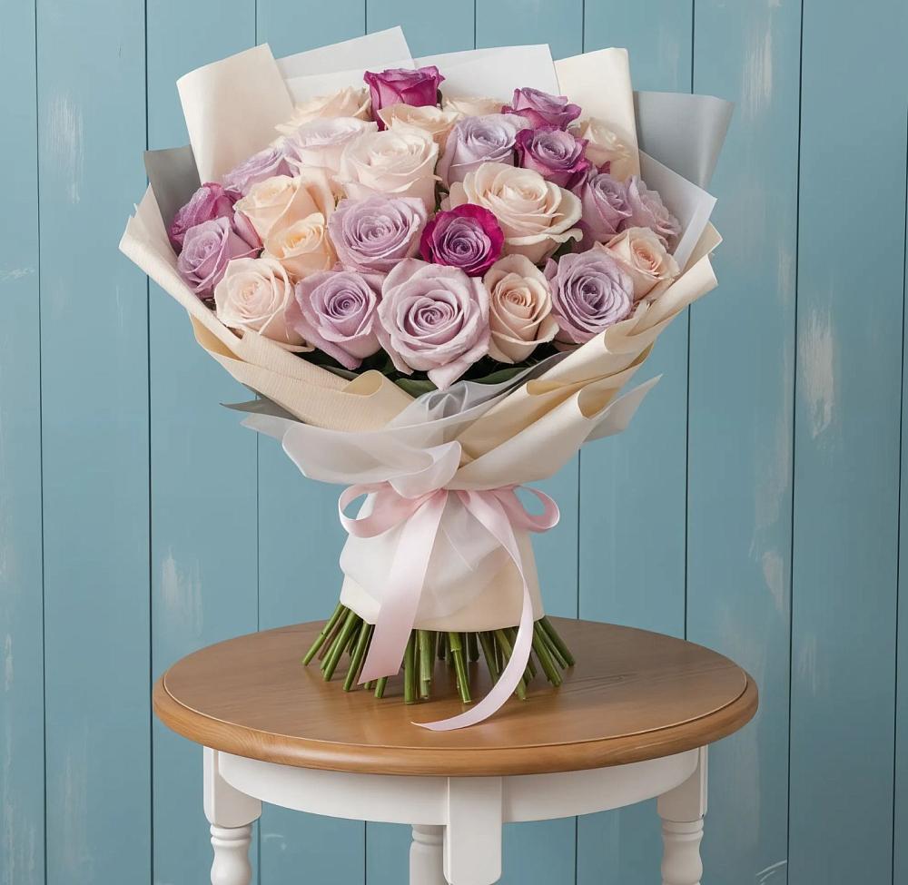 Букет цветов из: Розы в Малиновский