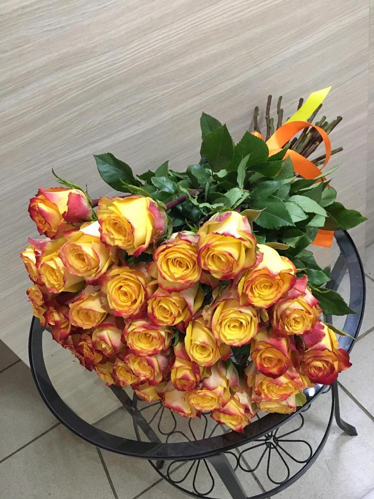 Букет Желтые розы в Малиновский