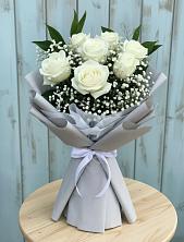 Букет цветов из:  Розы в Малиновский
