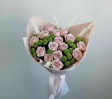Букет цветов из:  Розы и Хризантемы в Малиновский
