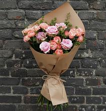 Букет цветов из:  Розы #REPLACE_PRED# Малиновский