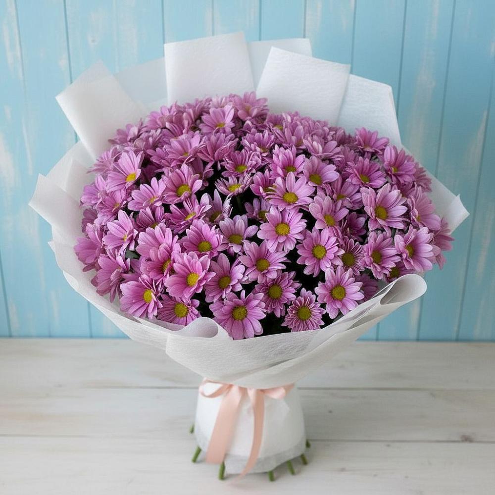 Букет цветов из: Хризантемы в Малиновский