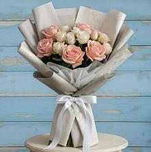 Букет цветов из:  Розы в Малиновский