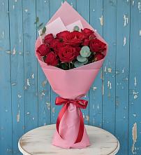 Букет цветов из:  Розы в Малиновский