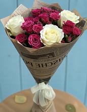 Букет цветов из:  Розы в Малиновский