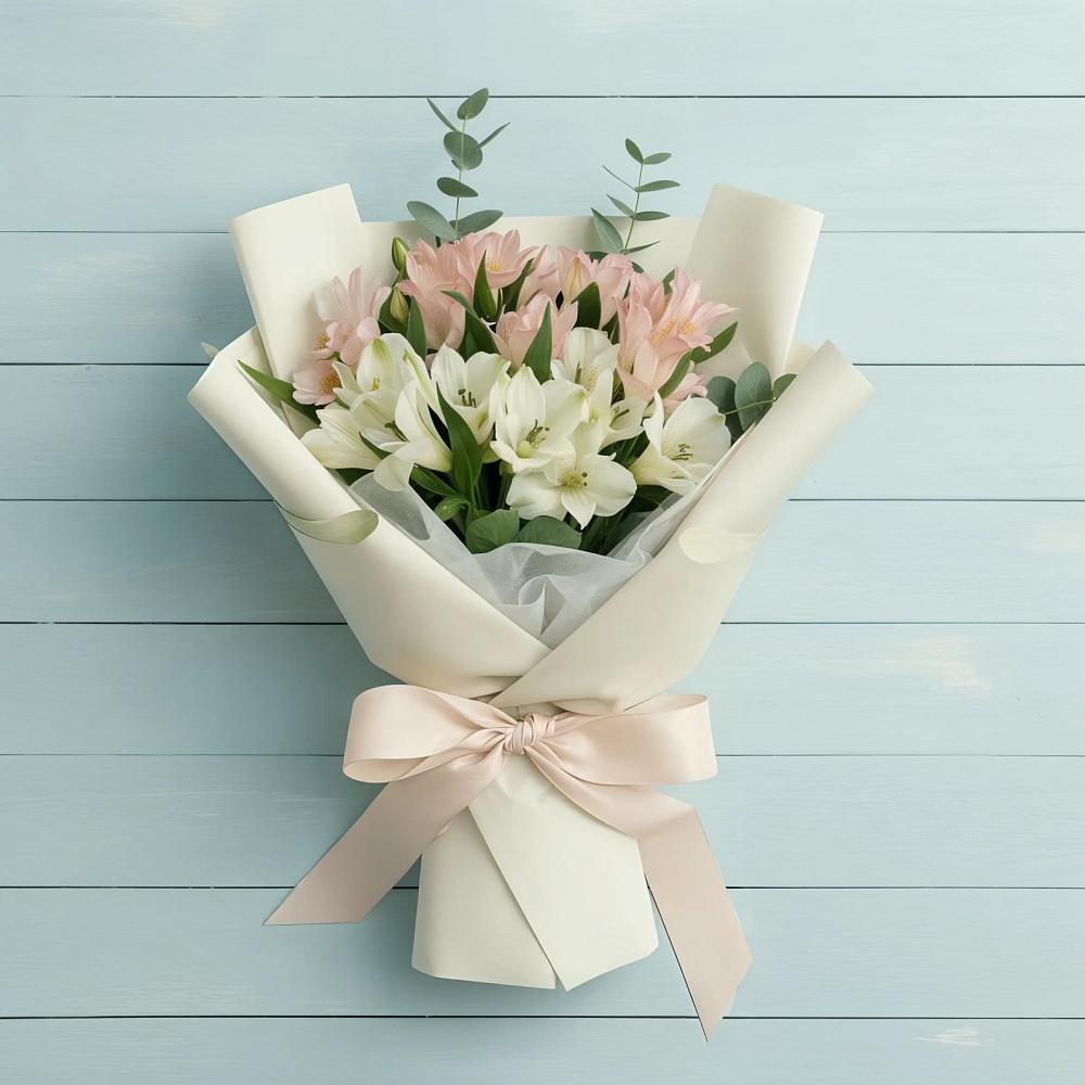 Букет цветов из: Альстромерии в Малиновский