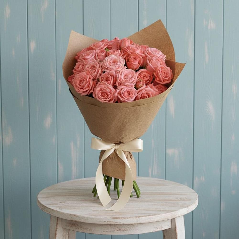 Букет цветов из: Розы в Малиновский