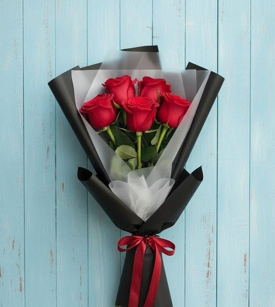 Букет цветов из: Розы в Малиновский