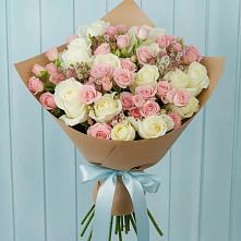 Букет цветов из:  Розы в Малиновский