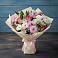 Букет цветов из: Хризантемы, Альстромерии и Розы в Малиновский
